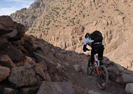 One Day Biking in Atlas Mountains